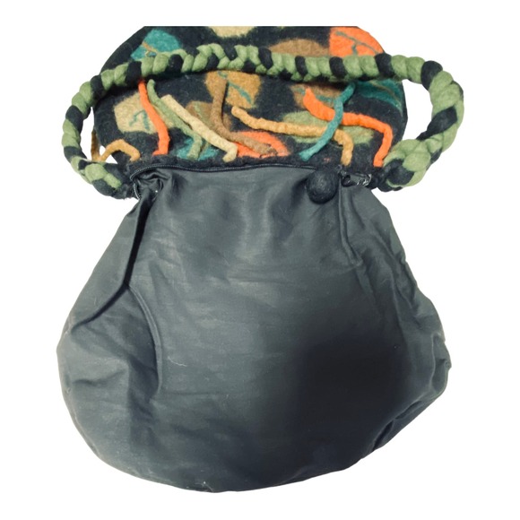 Wool Purse Rising Tide Autumn Leaf Handbag - Picture 11 of 12